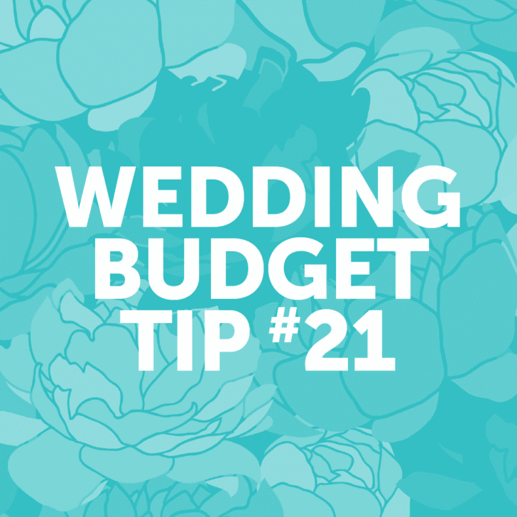 Wedding Budget Tip #21: Wedding Cake Switcheroo